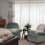 Tunbridge Wells Family Home | Master Bedroom - Curtains and Chair detail | Interior Designers